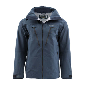 Front facing, hero image of the RS Jacket with the collar unzipped.