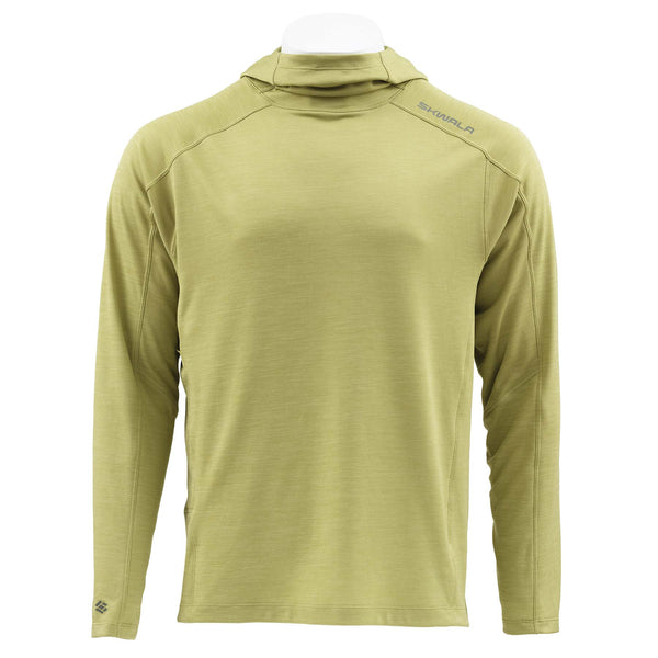 Front facing, hero image of the Sol Hoody. Color: moss